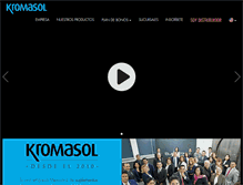 Tablet Screenshot of kromasol.com